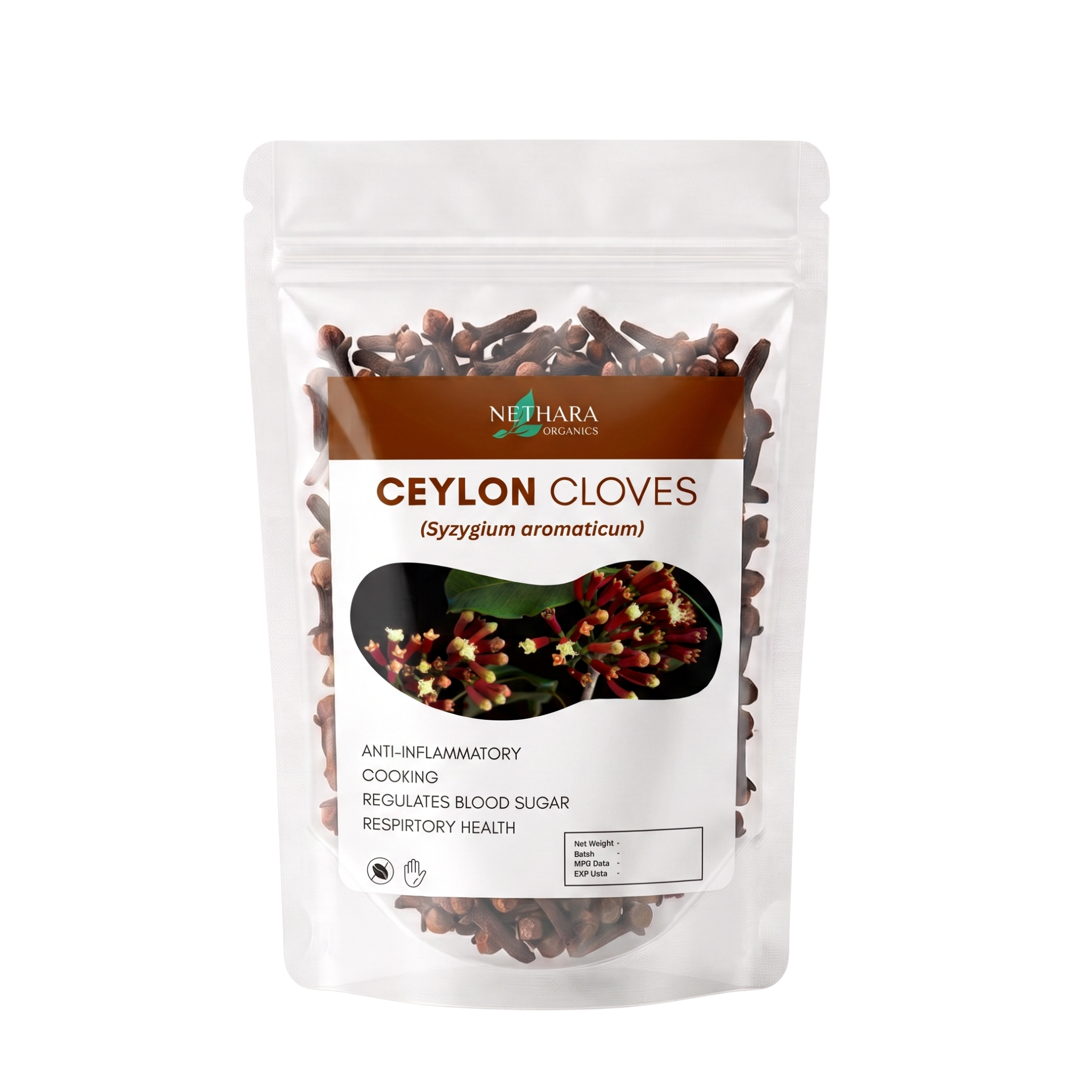 Premium Ceylon Cloves | 100% Natural Whole Clove Spice (Syzygium Aromaticum)