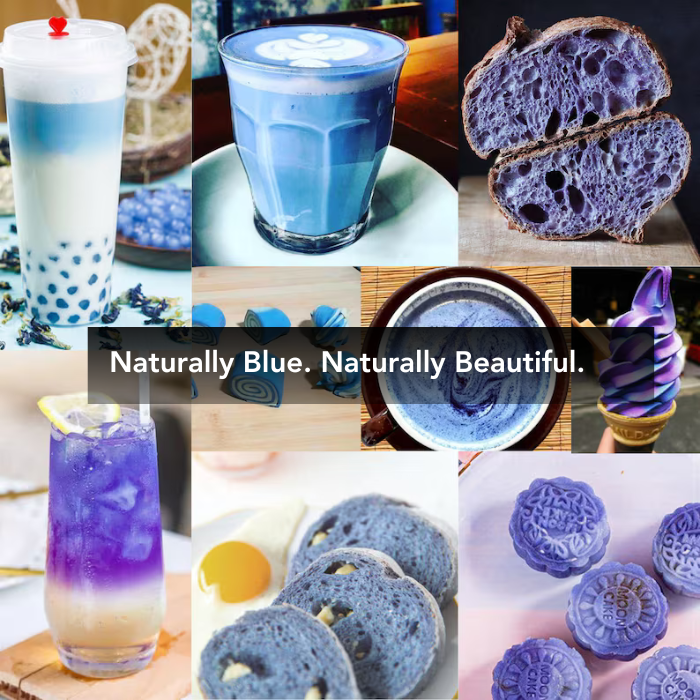 Premium Butterfly Pea Powder | Natural Blue Spirulina Alternative (Clitoria Ternatea)