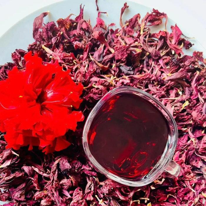 Premium Dried Hibiscus Flowers | Natural Hibiscus Herbal Tea (Hibiscus Sabdariffa)