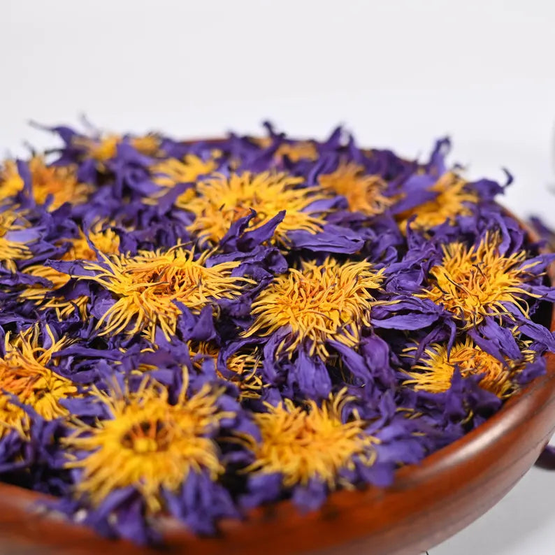 Organic Blue Lotus Dried Flowers | Premium Herbal Tea Flowe
